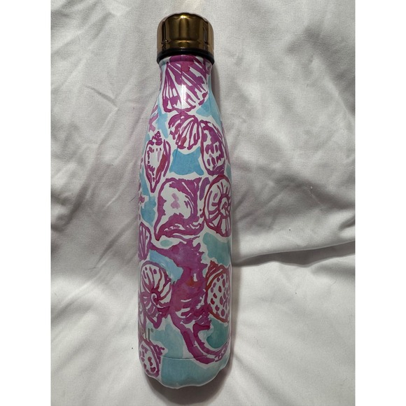 Lilly Pulitzer Other - Lilly Pulitzer S'well Water Bottle 17oz Swell Shell We Dance Seasalt Blue Pink
